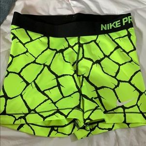 Nike pro spandex shorts